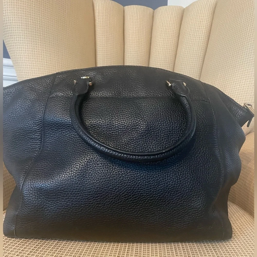 Michael Kors Maxine Medium Pebbled Leather Satchel - EUC